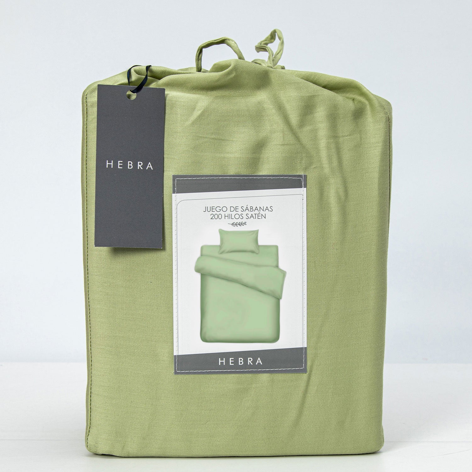 Sabanas 200H 1.5P Saten Verde DIB