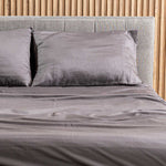 Sabanas 200H King Saten Gris Oscuro DIB