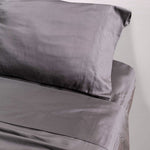 Sabanas 200H King Saten Gris Oscuro DIB