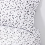 Sabanas 180H 2P Ramas Gris Oscuro DIB