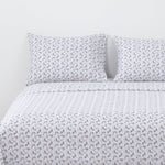 Sabanas 180H King Ramas Gris Oscuro DIB