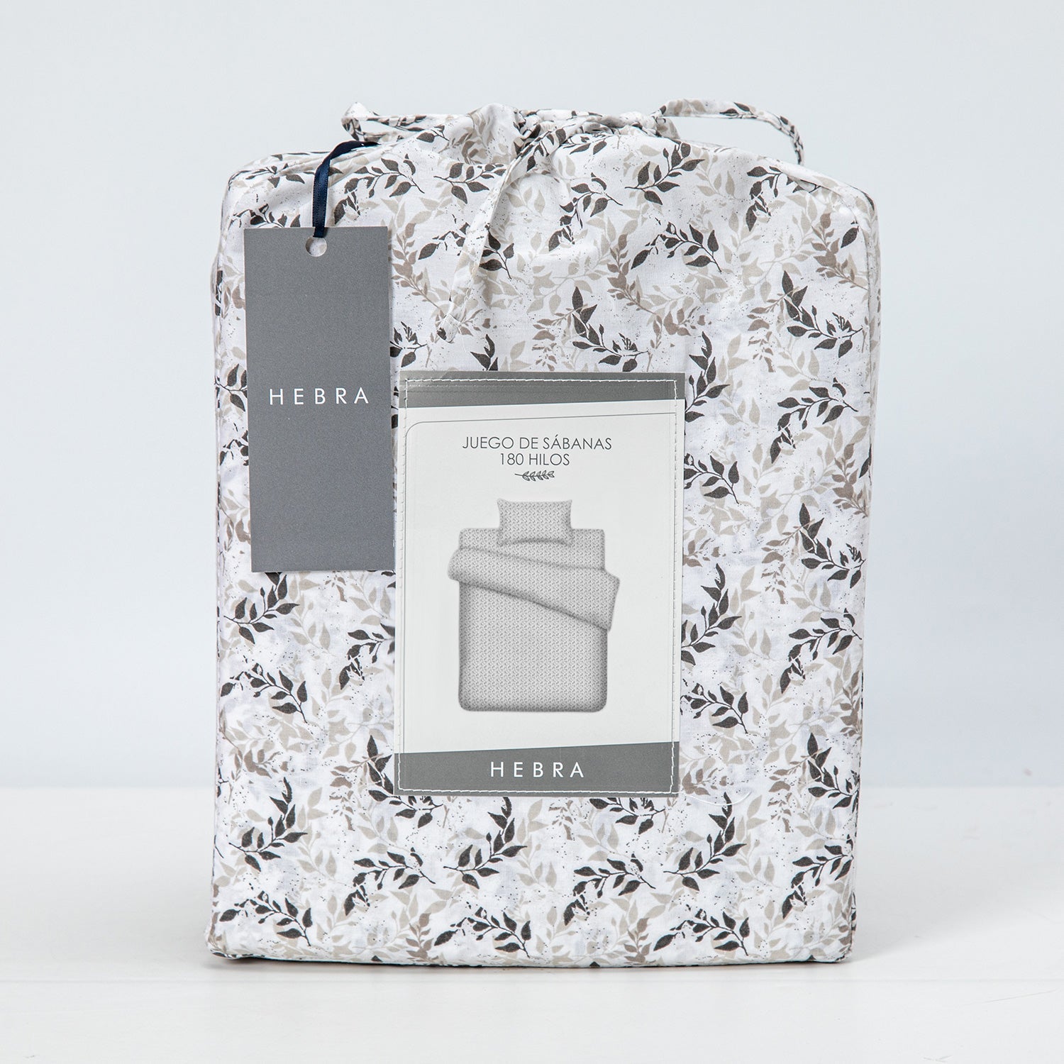 Sabanas 180H 1.5P Ramas Gris Oscuro DIB