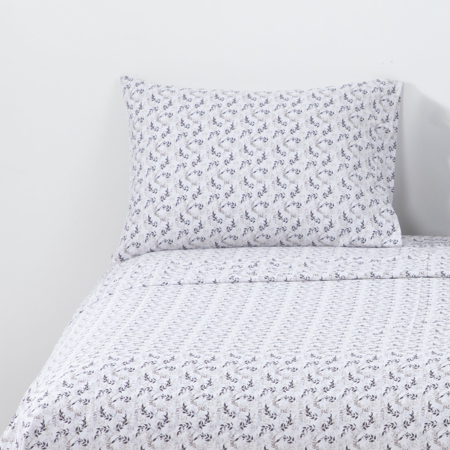 Sabanas 180H 1.5P Ramas Gris Oscuro DIB