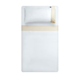 Juego Sabana 300H Guarda Lino Crema King DIB