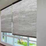 Cortina Roller Natural Fiber Wave 120X170 Gris DIB