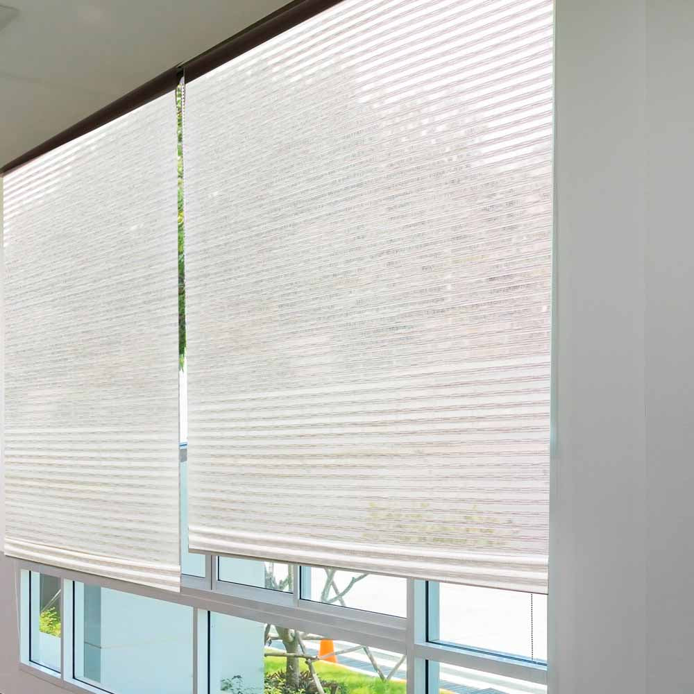 Cortina Roller Natural Fiber Line 150X170 Blanco DIB
