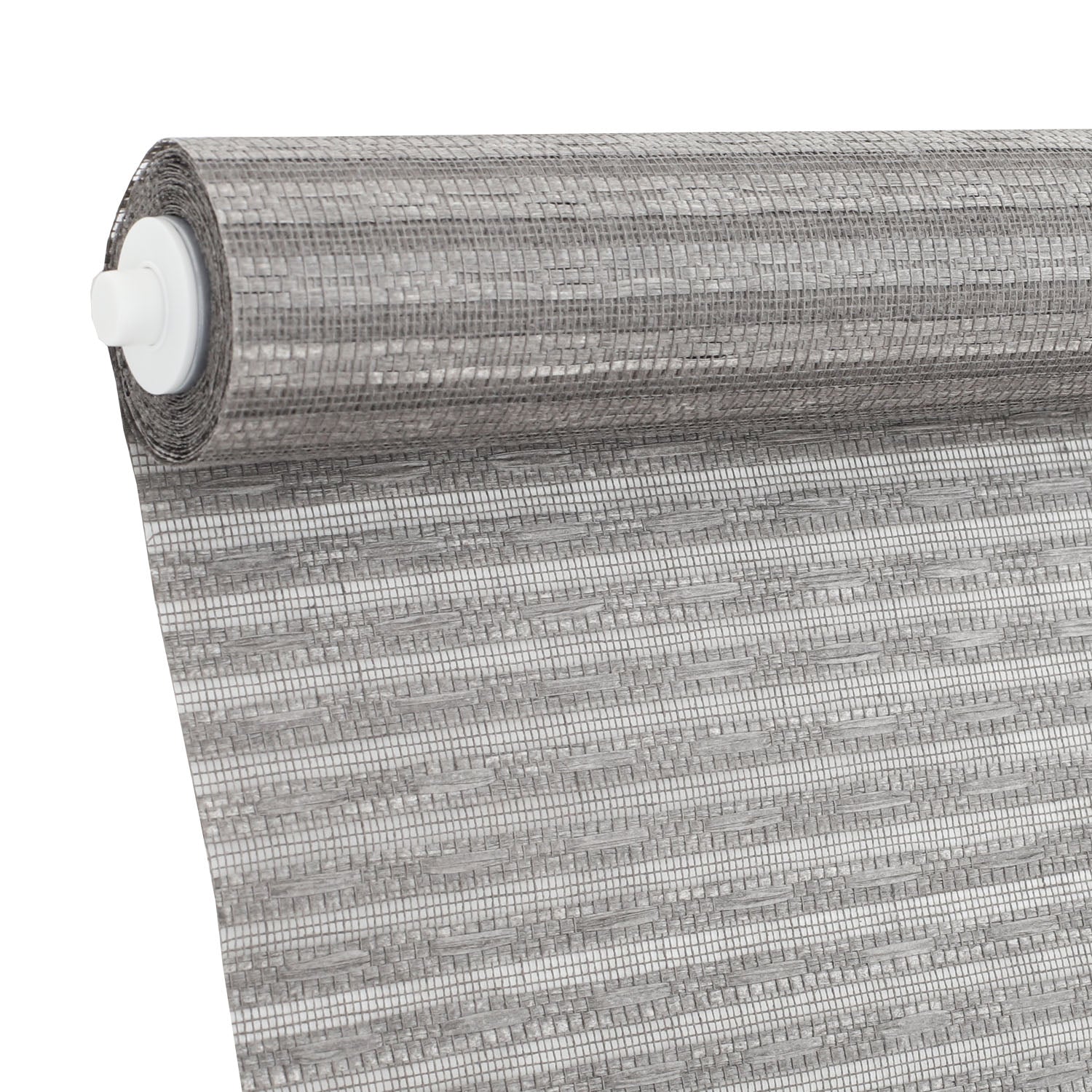 Cortina Roller Natural Fiber Line 150X170 Gris DIB