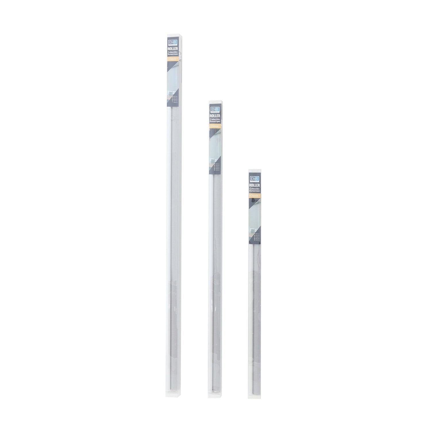 Cortina Roller Sunscreen Classic 150X170 Gris DIB