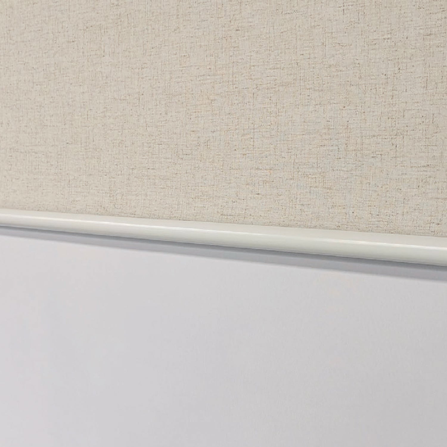 Cortina Roller Doble Black Out +Tela Lino 120X230 Ivory DIB
