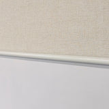Cortina Roller Doble Black Out +Tela Lino 120X230 Ivory DIB