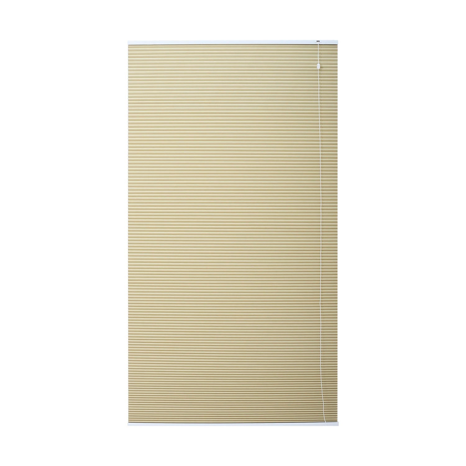 Cortina Persiana Plisada Black Out 120X230 Beige DIB