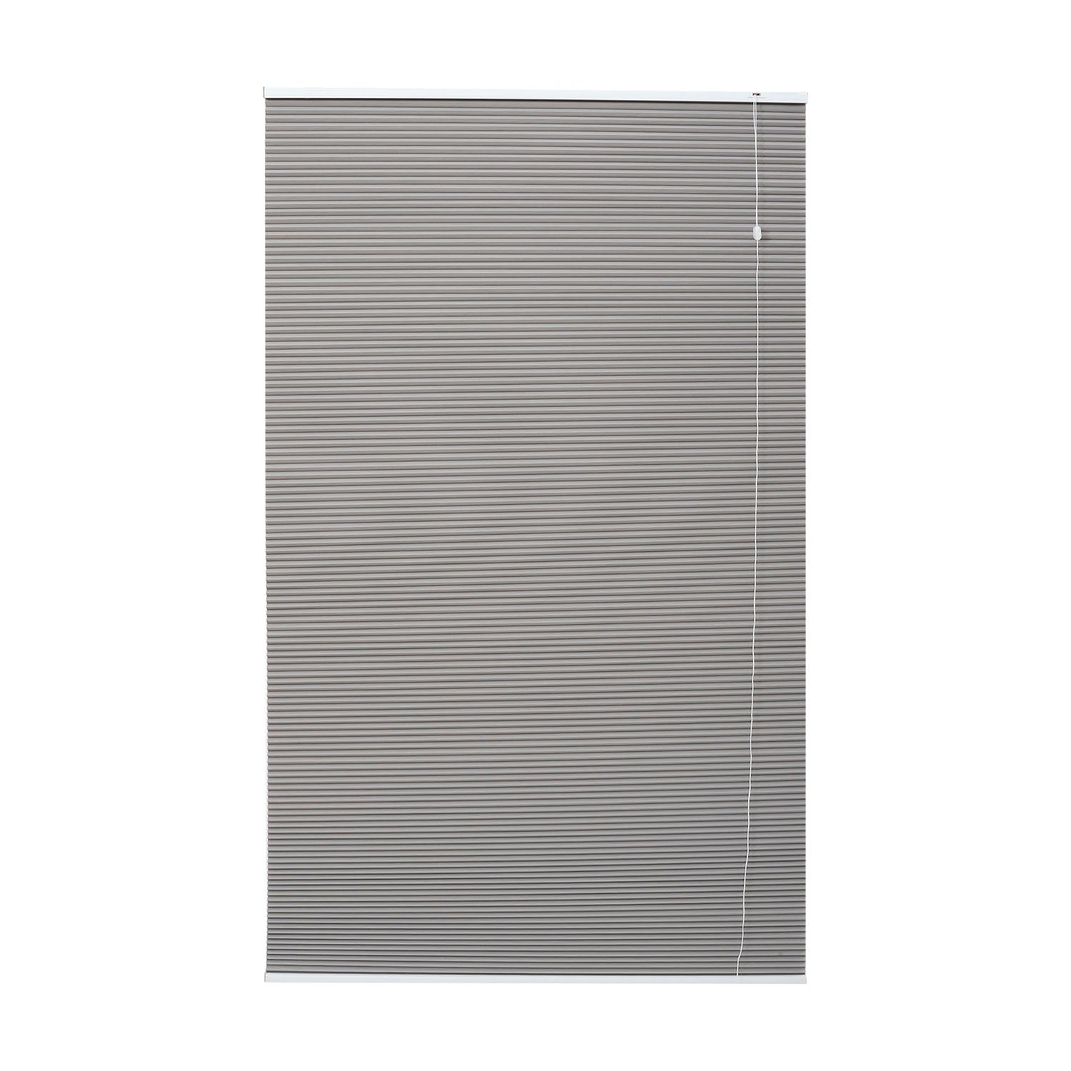Cortina Persiana Plisada Black Out 150X230 Gris DIB