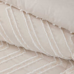 Plumon Jacquard 1.5 Plaza Flechas Beige DIB