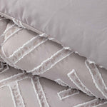 Plumon Jacquard 1.5 Plaza Flechas Gris DIB
