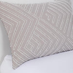 Plumon Jacquard 1.5 Plaza Flechas Gris DIB