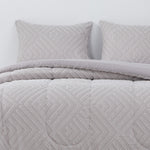 Plumon Jacquard King Flechas Gris DIB