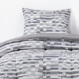 Plumon Reversible 1.5 Plaza Ladr. Gris DIB