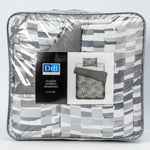 Plumon Reversible 1.5 Plaza Ladr. Gris DIB