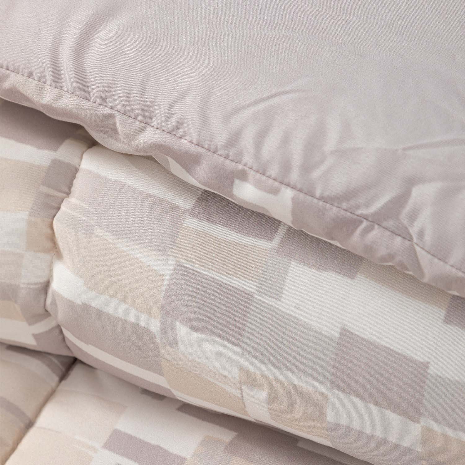 Plumon Reversible 2 Plazas Ladr. Beige DIB