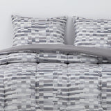 Plumon Reversible 2 Plazas Ladr. Gris DIB