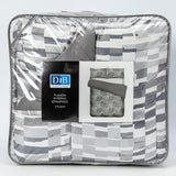 Plumon Reversible 2 Plazas Ladr. Gris DIB