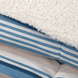 Plumon  Reversible Sherpa 1.5 Plaza Lineas Azul DIB