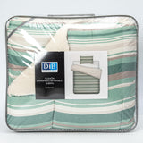 Plumon  Reversible Sherpa 1.5 Plaza Lineas Verde DIB