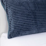 Cobertor  Reversible Sherpa 2 Plazas Cotelón Azul DIB