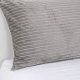 Cobertor  Reversible Sherpa 2 Plazas Cotelón Gris DIB