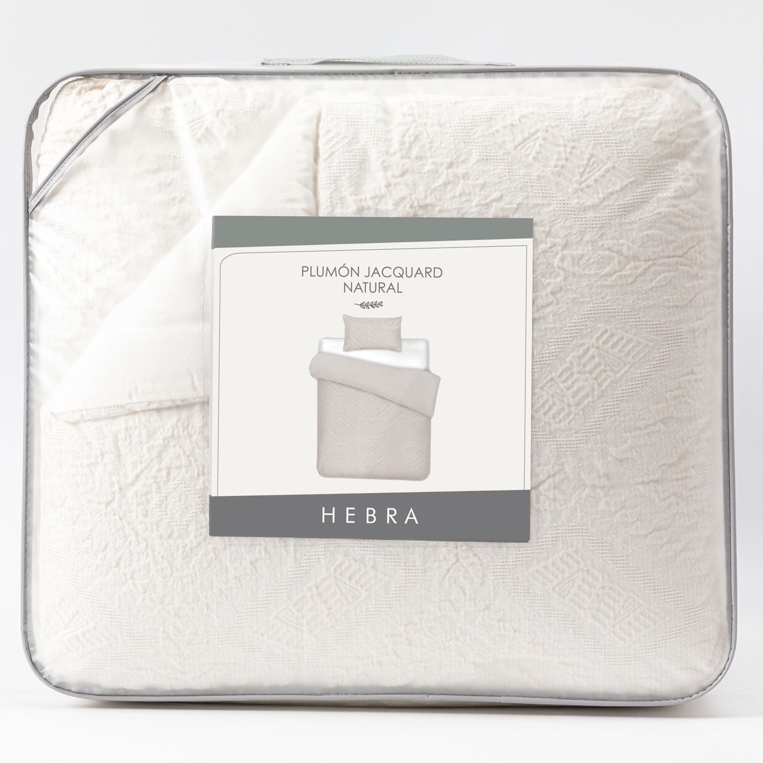 Plumon Jacquard 1.5 Plaza Natural DIB