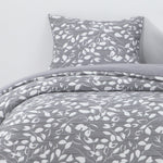 Cobertor Jacquard 1.5P Hojas Gris DIB