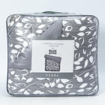 Cobertor Jacquard 1.5P Hojas Gris DIB