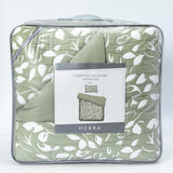 Cobertor Jacquard 1.5P Hojas Verde DIB