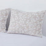 Cobertor Floral 2P Flores Beige Hebra