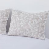 Cobertor Floral 2P Flores Beige Hebra