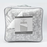 Cobertor Floral King Flores Gris Hebra