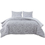 Cobertor Floral King Flores Gris Hebra