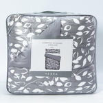 Cobertor Jacquard King Hojas Gris DIB