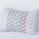 Quilt Reversible Estam 1.5P Zigzag Beige DIB