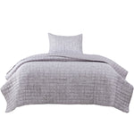 Quilt Reversible Textura 1.5P Gris DIB