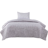 Quilt Reversible Textura 1.5P Gris DIB