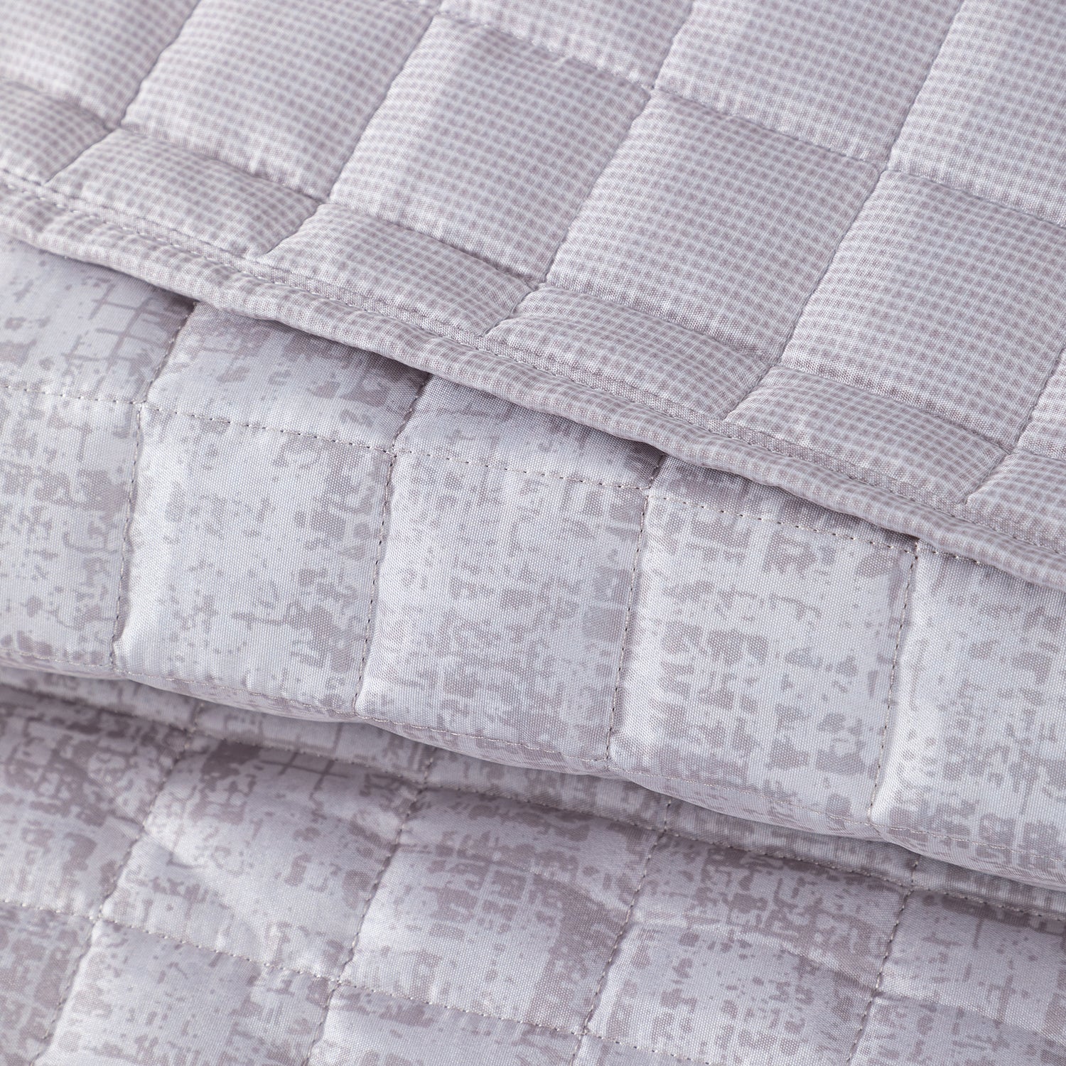 Quilt Reversible Textura 1.5P Gris DIB