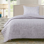 Quilt Reversible Textura 1.5P Gris DIB