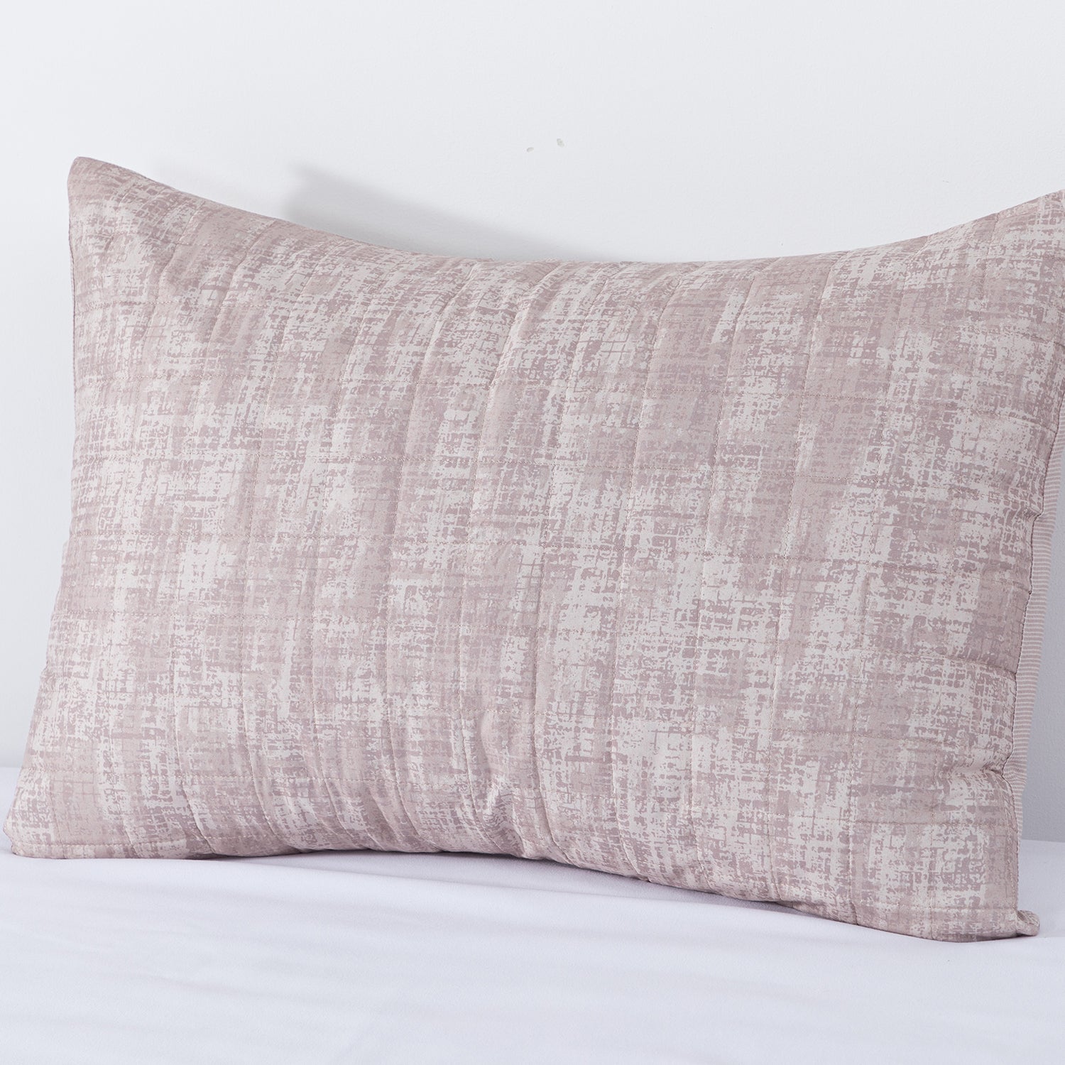 Quilt Reversible Textura 1.5P Taupe DIB