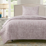 Quilt Reversible Textura 1.5P Taupe DIB