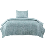 Quilt Reversible Textura 1.5P Verde DIB