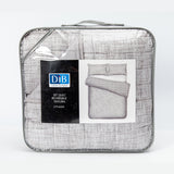 Quilt Reversible Textura 2P Gris DIB