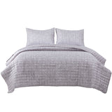 Quilt Reversible Textura 2P Gris DIB