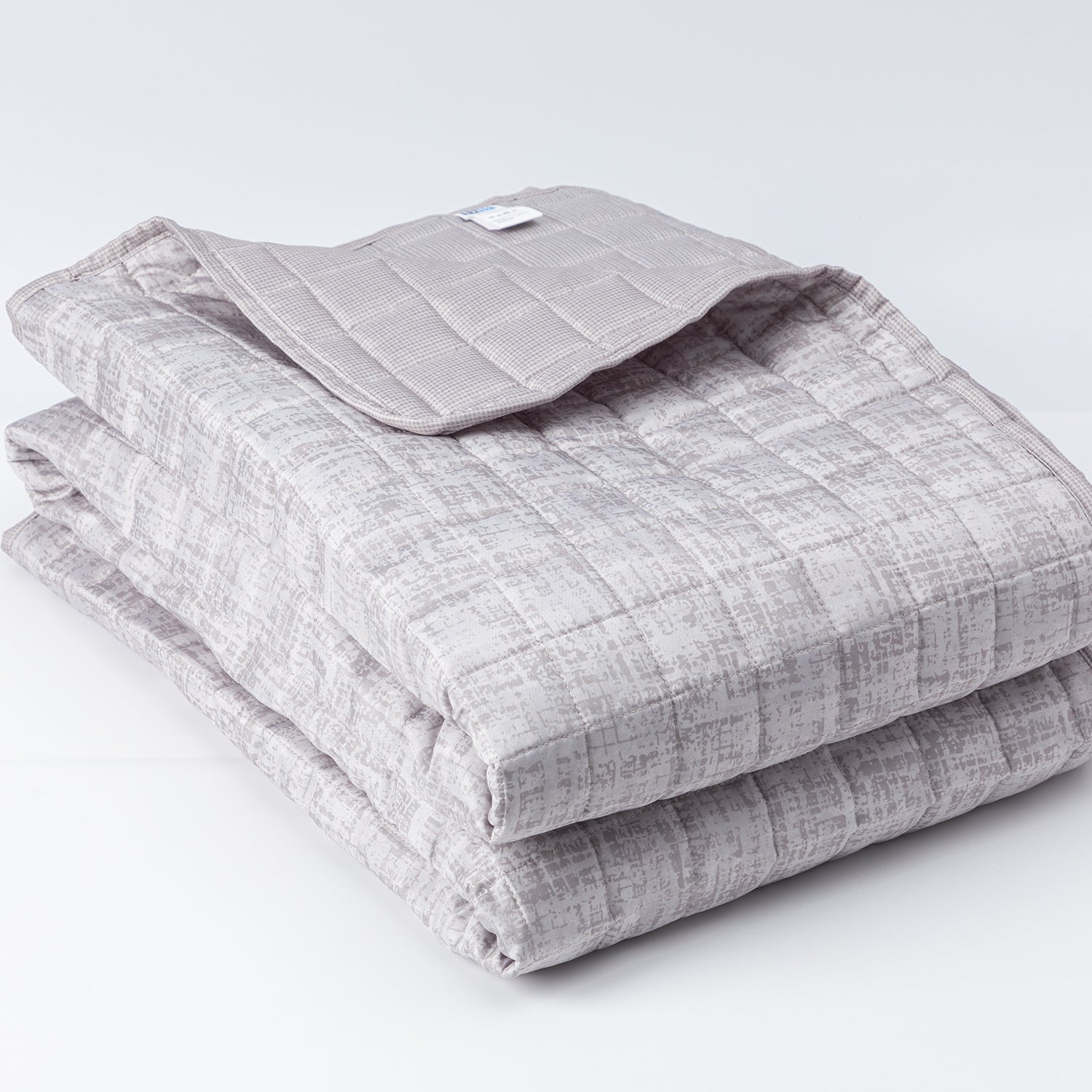 Quilt Reversible Textura 2P Gris DIB