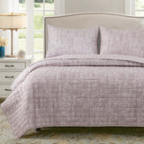 Quilt Reversible Textura 2P Taupe DIB